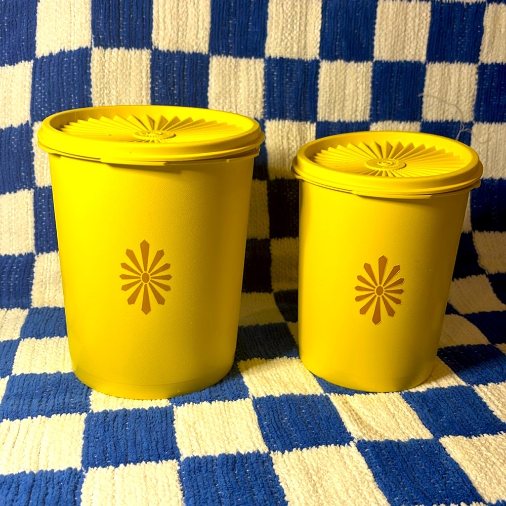 Vintage Tupperware canisters